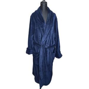 Tommy Bahama Navy Blue Bathrobe Size Small
